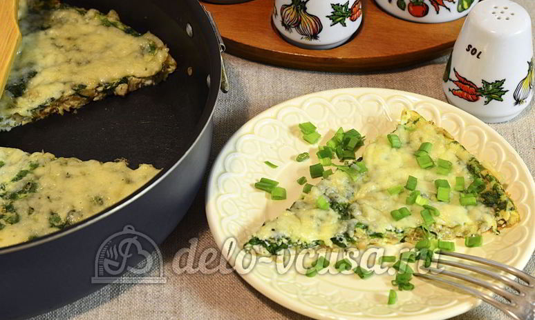 Рецепт диетического омлета в духовке