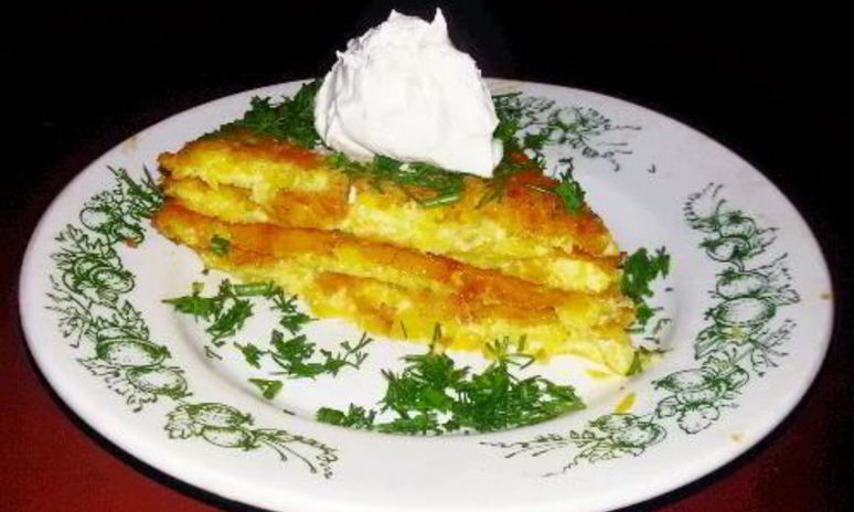 Рецепт французского омлета с кабачками
