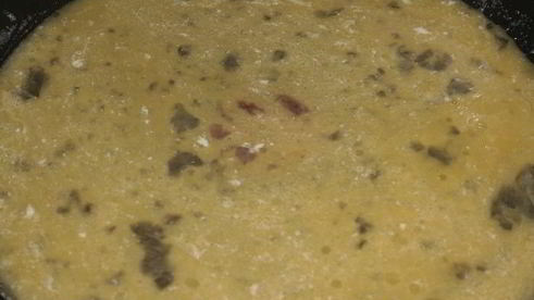 французский омлет с семгой