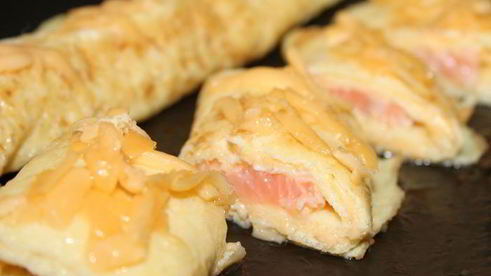 французский омлет с семгой