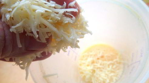 фриттата с макаронами и шпинатом