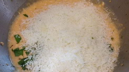 фриттата со спагетти из цукини