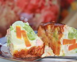 Итальянская фриттата — рыбный омлет с овощами