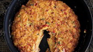 Картофельная фриттата в испанском стиле