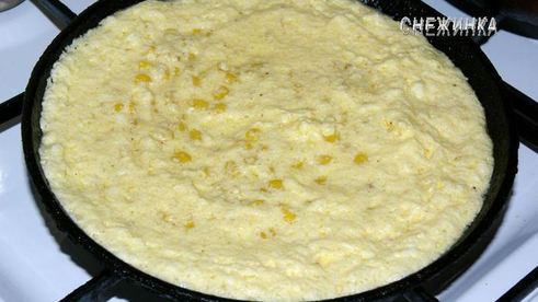 мексиканский омлет с кукурузой