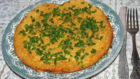 мексиканский омлет с кукурузой