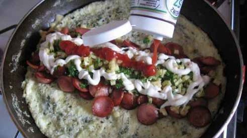 омлет фаршированный