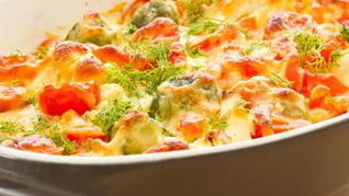 Омлет из кабачков с морковью в духовке