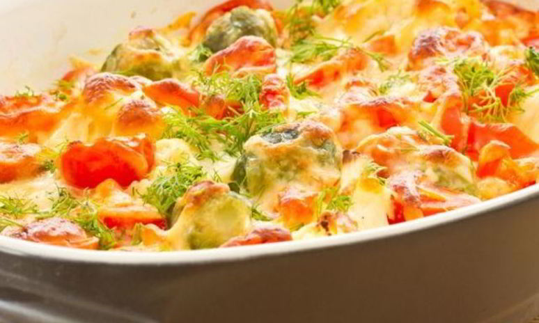 Рецепт омлета из кабачков с морковью в духовке