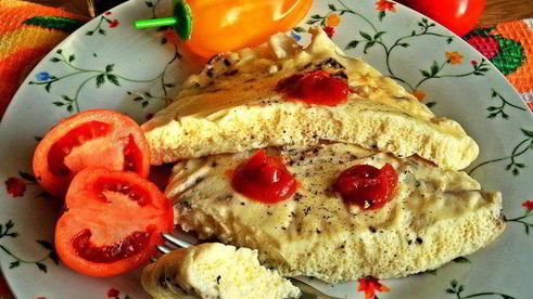 омлет из пакета