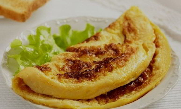 Рецепт омлета классического с молоком