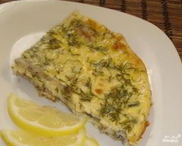 Омлет рыбный