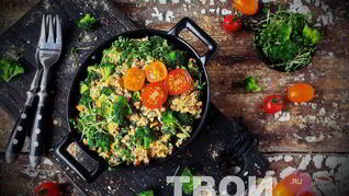 Омлет с брокколи