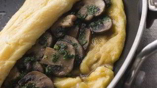 Омлет с грибами и эстрагоном