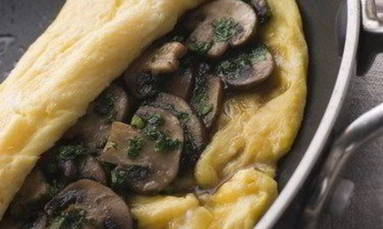 Рецепт омлета с грибами и эстрагоном