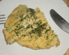 Омлет с кабачками в мультиварке