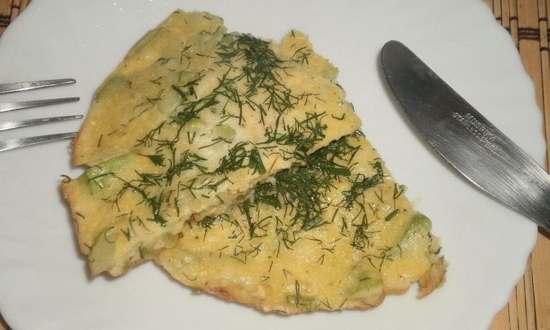 Рецепт омлета с кабачками в мультиварке