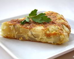 Омлет с картошкой в духовке