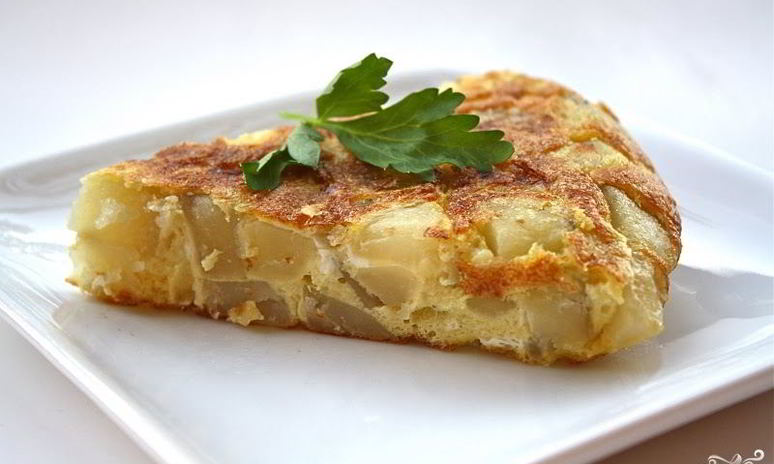 Рецепт омлета с картошкой в духовке