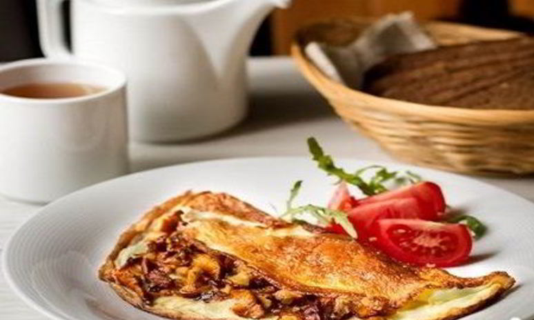 Рецепт омлета с лисичками