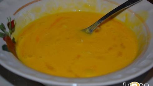 омлет с овощами и курицей