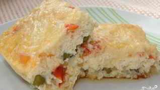 Омлет с сыром в мультиварке