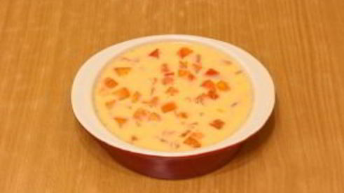 омлет с ветчиной и помидорами