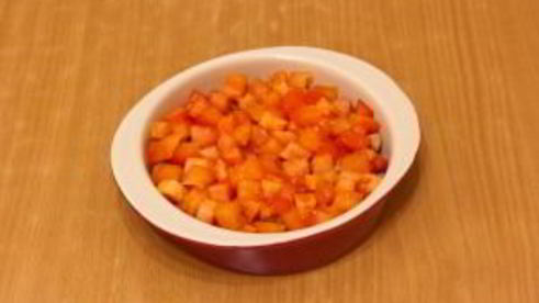 омлет с ветчиной и помидорами