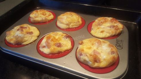 омлет в духовке в формочках