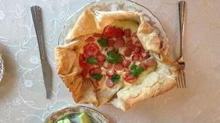 Омлет в лаваше