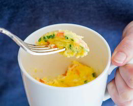 Омлет в микроволновке за 5 минут