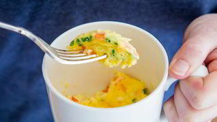 Омлет в микроволновке за 5 минут