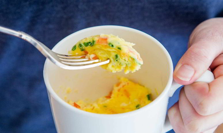 Рецепт омлета в микроволновке за 5 минут