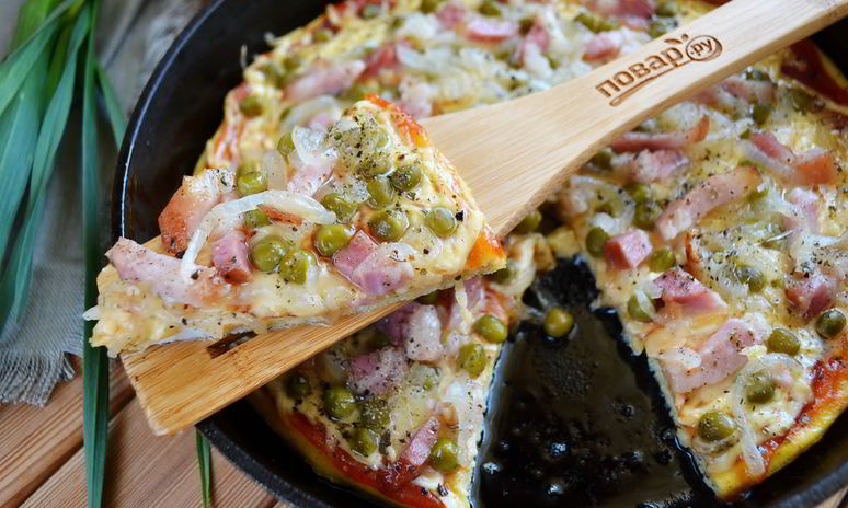 Рецепт омлета в стиле пиццы