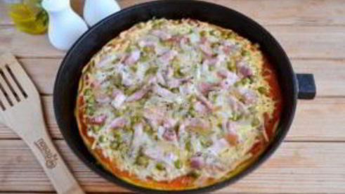 омлет в стиле пиццы