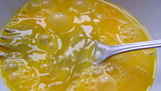 Овсяный омлет с овощами