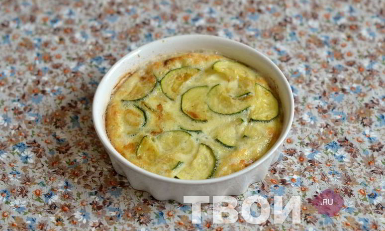 Рецепт запеченного омлета с цукини