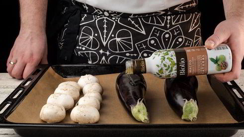 баклажановый паштет с грибами