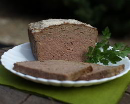 Домашний мясной паштет с печенью