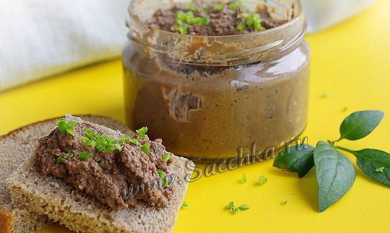 Рецепт домашнего паштета из куриной печени