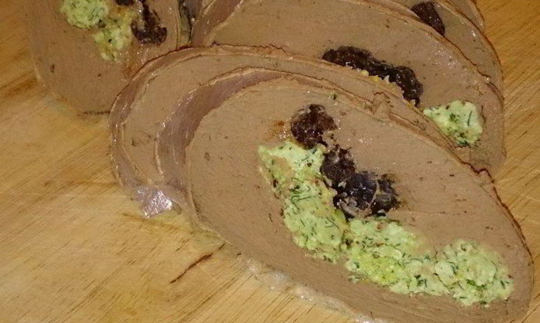 Рецепт фаршированного паштета из куриной печени