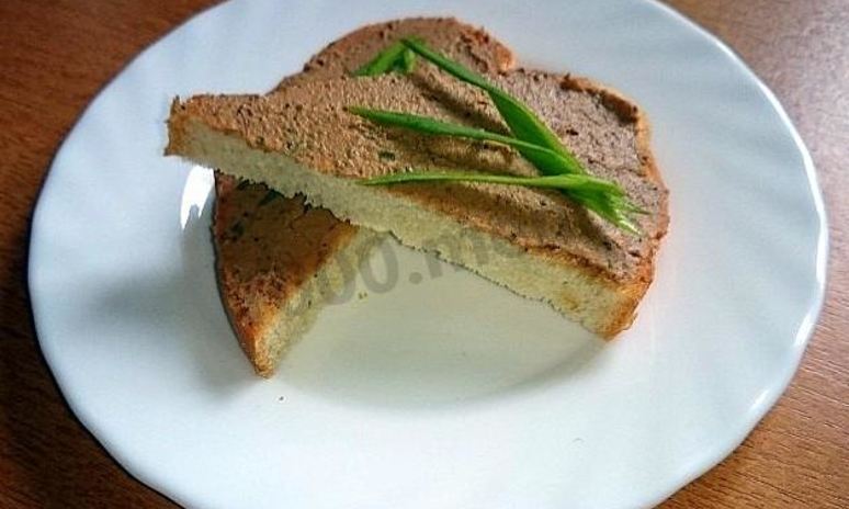 Рецепт куриного паштета из печени с морковью