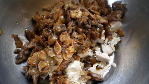 куриный паштет с грибами