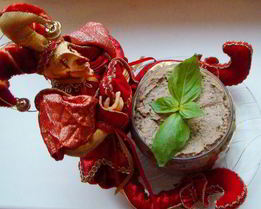 Куриный паштет с каштанами