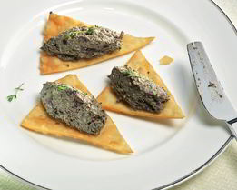 Паштет из бараньей печени с мальбеком