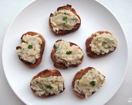 Паштет из белой фасоли