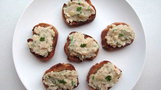 Паштет из белой фасоли