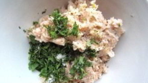 паштет из белой фасоли