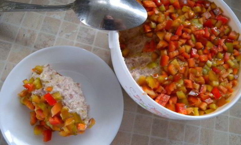 Рецепт паштета из фасоли с красным перцем