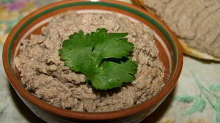 Паштет из говяжьей печени диетический